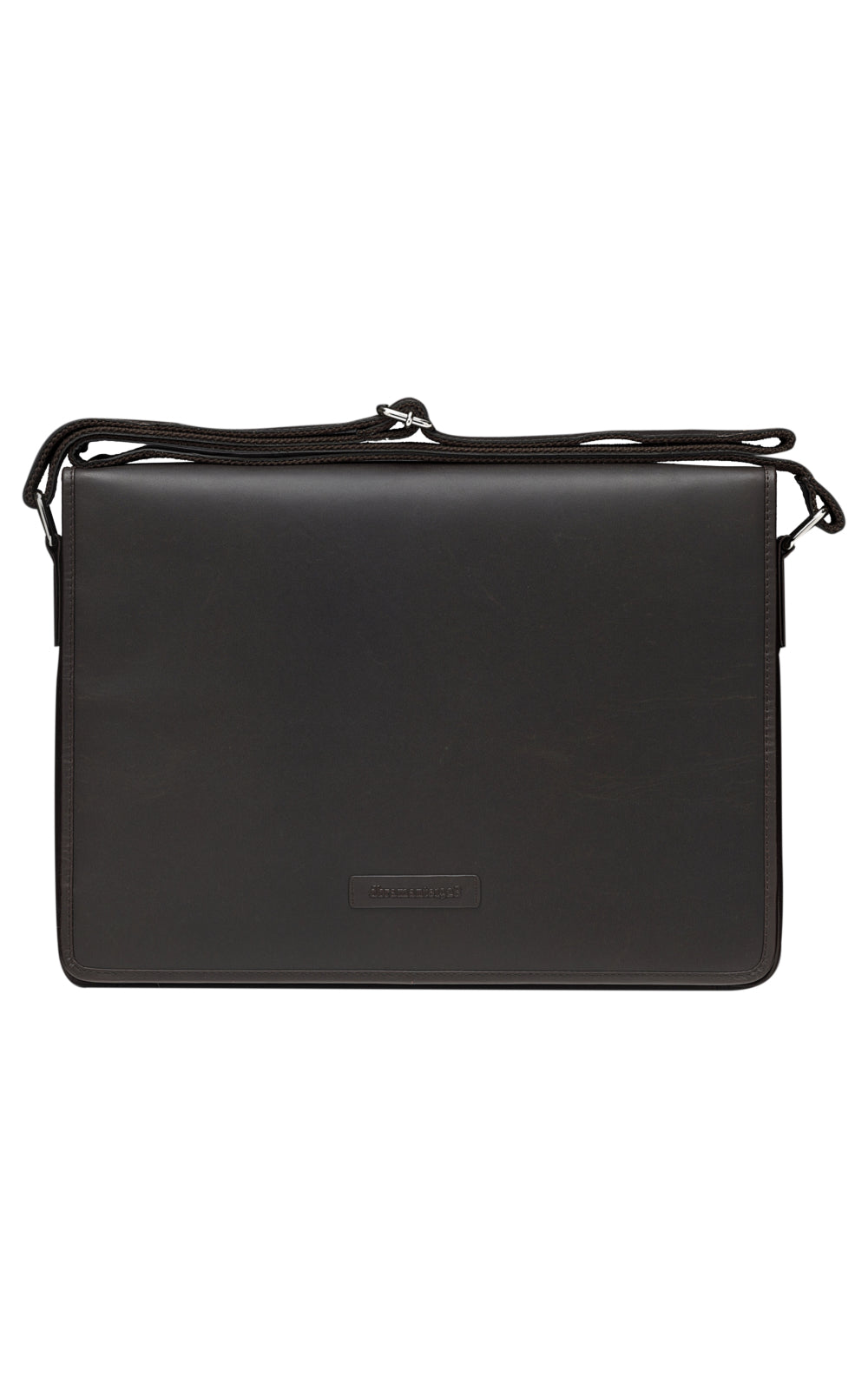 dbramante1928 Marselisborg Notebook-Tasche bis 14" – Vollnarbenleder, Schultergurt – Schwarz