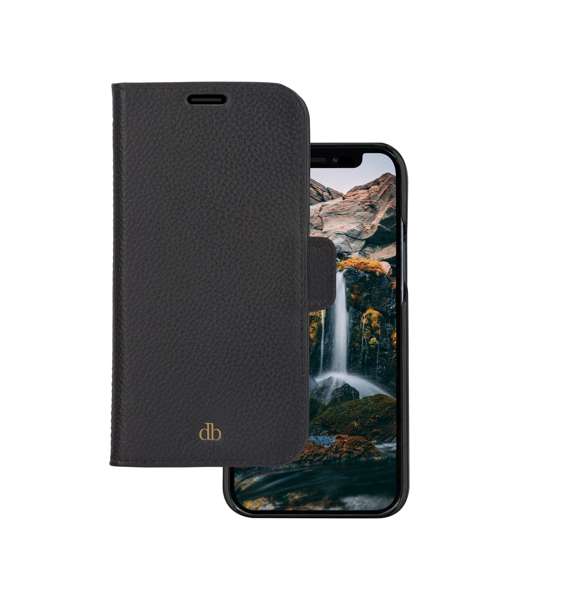dbramante1928 New York Wallethülle – für Apple iPhone 11 / iPhone XR, 3 Kartenfächer, Night Black
