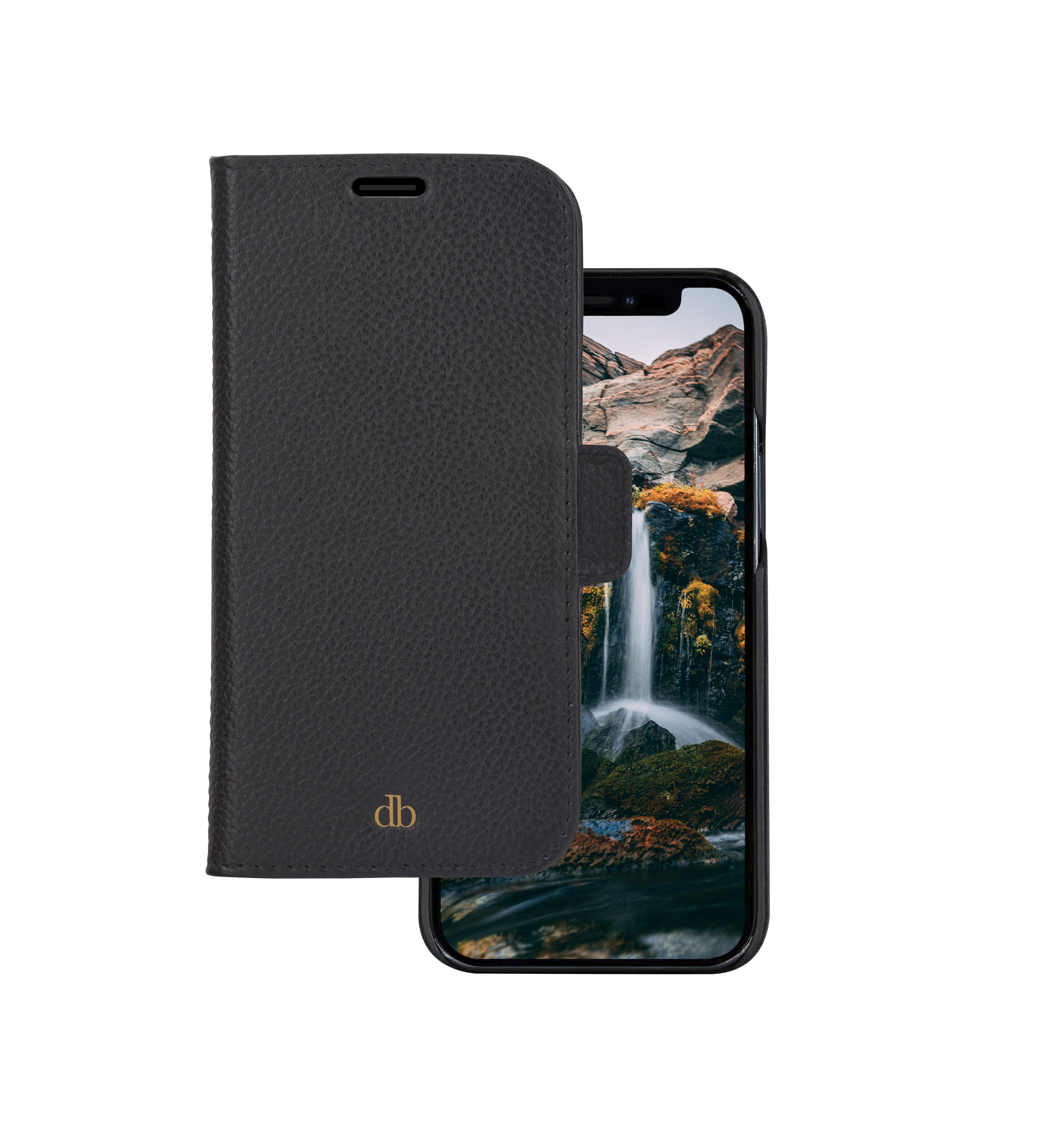 dbramante1928 New York Wallethülle – für Apple iPhone 11 / iPhone XR, 3 Kartenfächer, Night Black