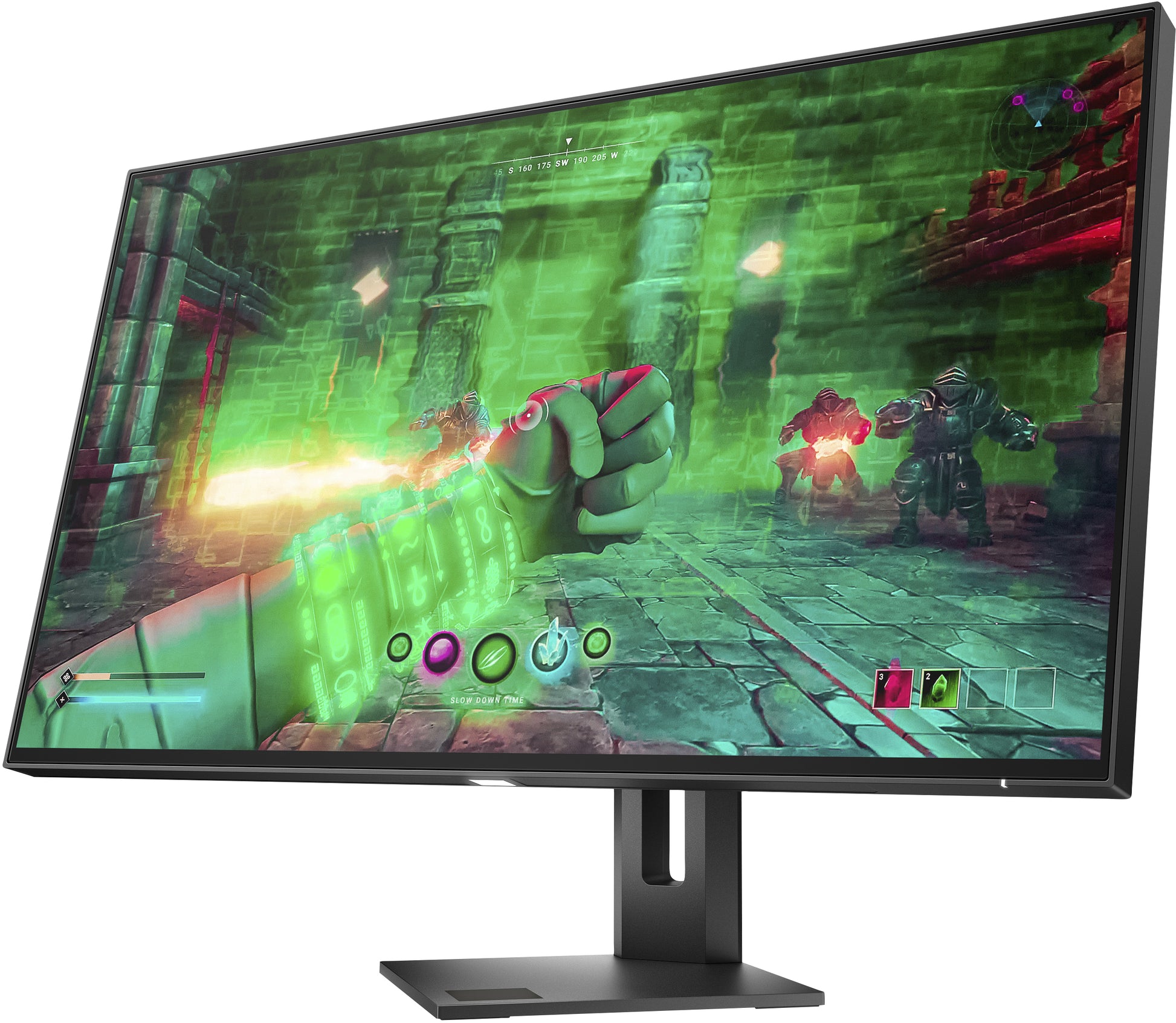 HP Omen 27U – Monitor, 27" 4K UHD (3840 × 2160), IPS, 144 Hz, HDR, Grau