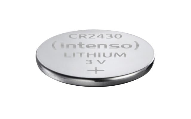 Intenso Knopfzellen CR2430, Lithium-Mangandioxid, 3 V – 2 Stk.