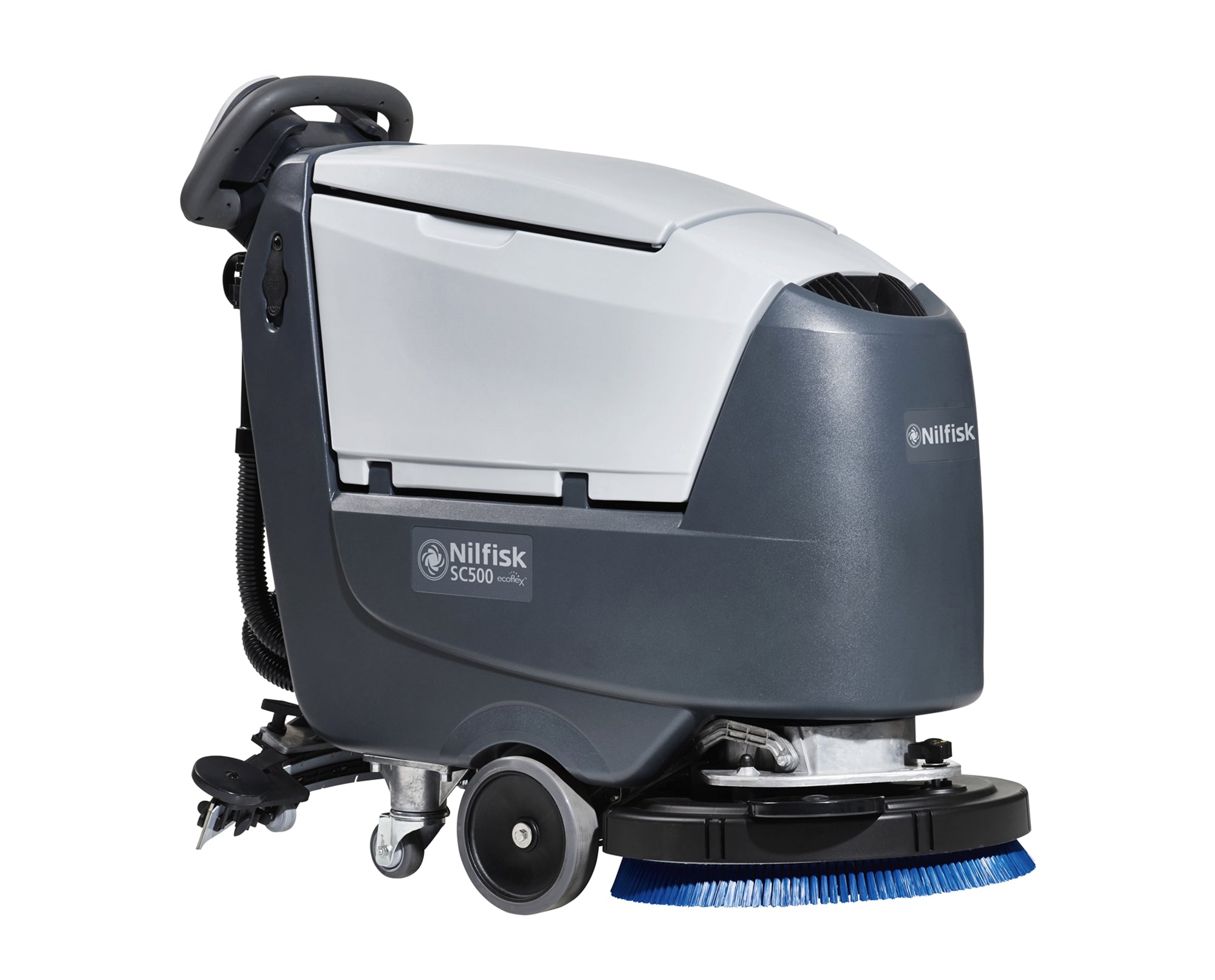 Nilfisk SC500 53B – Scheuersaugmaschine – Arbeitsbreite 53 cm, Tank 45 l, Akku, Grau