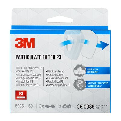3M Ersatzfilter P3 5935 – 2 Stk. – für 3M Serien 6000, 6500, 7000