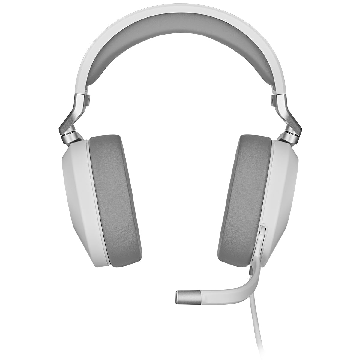 Corsair HS65 Surround – Gaming-Headset, kabelgebunden, 7.1, für PC, Boom-Mikrofon, Weiss
