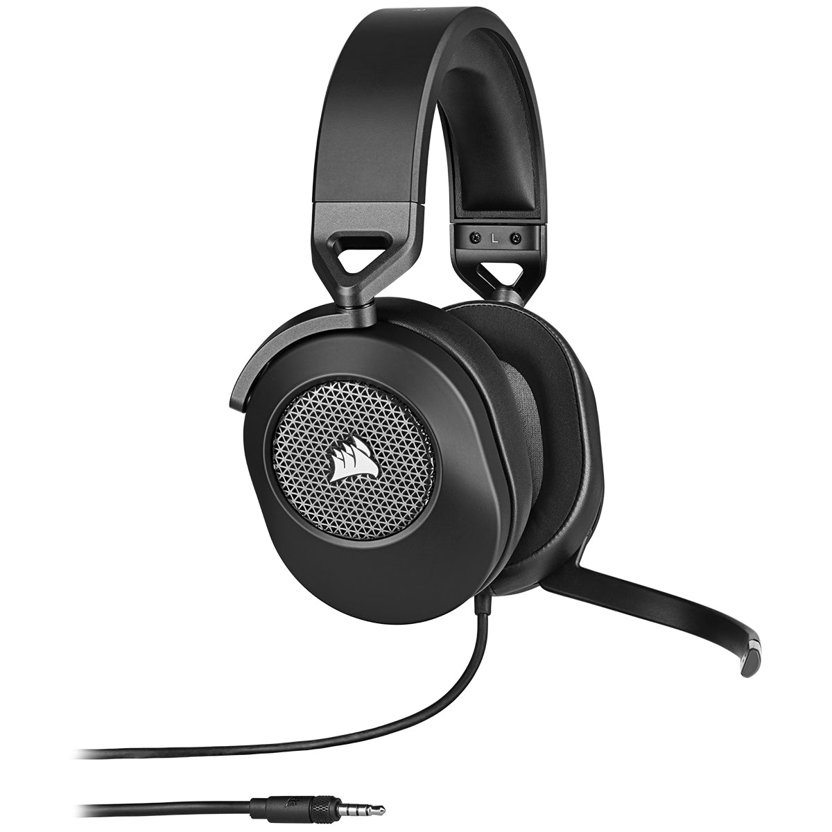 Corsair HS65 Surround Carbon – On-Ear Gaming-Headset – 3,5 mm, abnehmbares Mikrofon