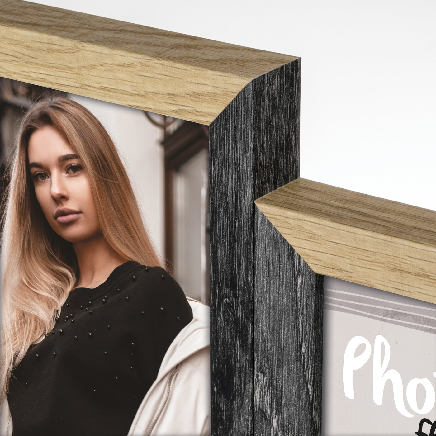 ZEP Collagerahmen – für 10 × 15 cm – MDF & Holz, mehrfarbig