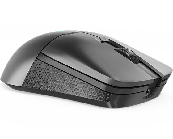 Lenovo M600S Gaming-Maus – kabellos, Bluetooth + 2,4 GHz, USB-C, 19'000 dpi, 6 Tasten, beidhändig, grau