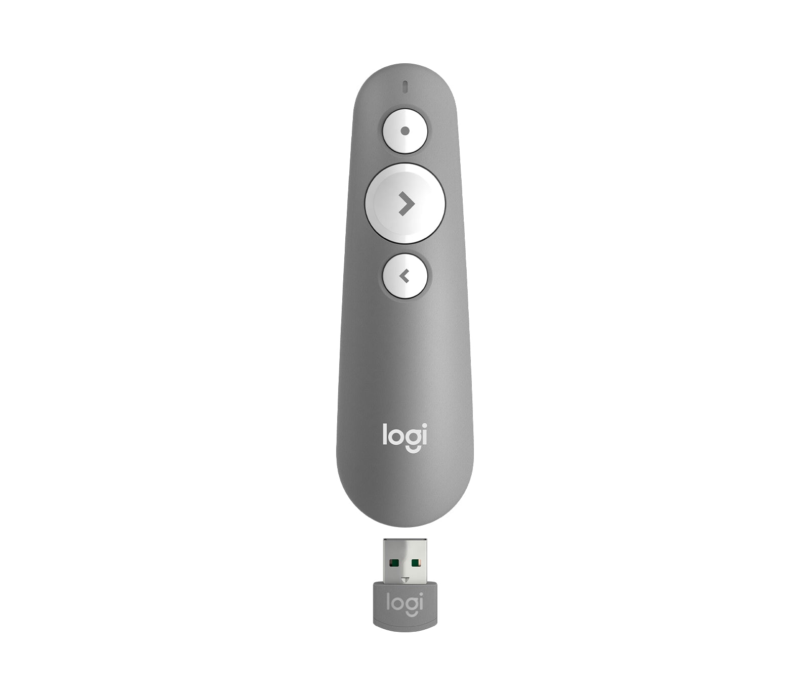 Logitech R500 Fernbedienung – für diverse Geräte – Laser – Grau