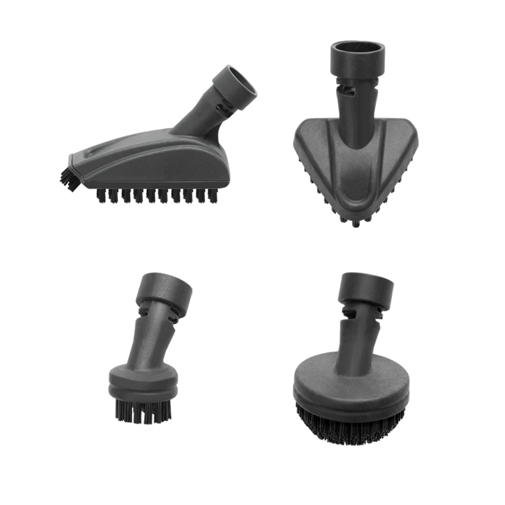 Polti Ersatzbürsten-Set – Nylon, Kunststoff, schwarz, 4er-Set, für SV660, SV650 & weitere