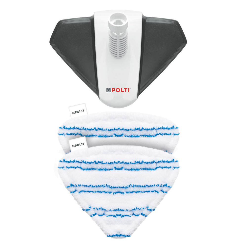 Polti PAEU0400 – Wischbezug, Schwarz, Weiss – für SV660, SV650, SV620 und andere, 3 Stück