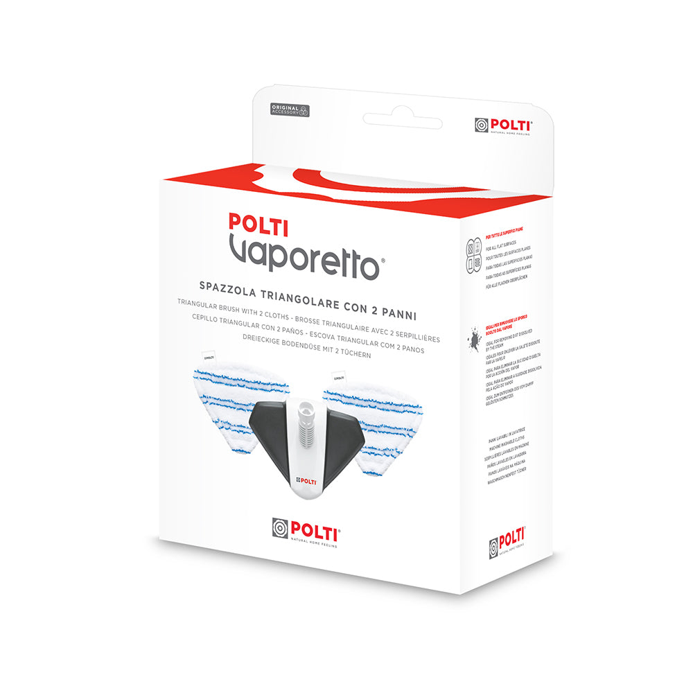 Polti PAEU0400 – Wischbezug, Schwarz, Weiss – für SV660, SV650, SV620 und andere, 3 Stück