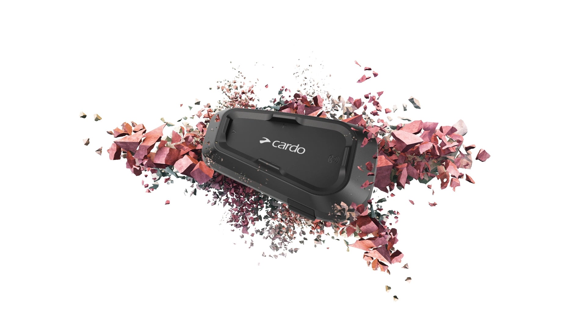 Cardo Spirit Duo Bluetooth-Headset – für Motorradhelme – USB-C, Bluetooth 5.2 – Schwarz