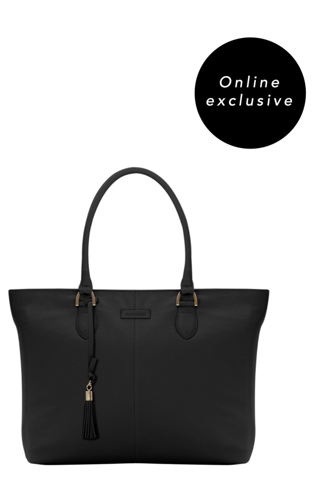dbramante1928 Notebook-Tasche 15" – Leder, Reissverschluss – Schwarz