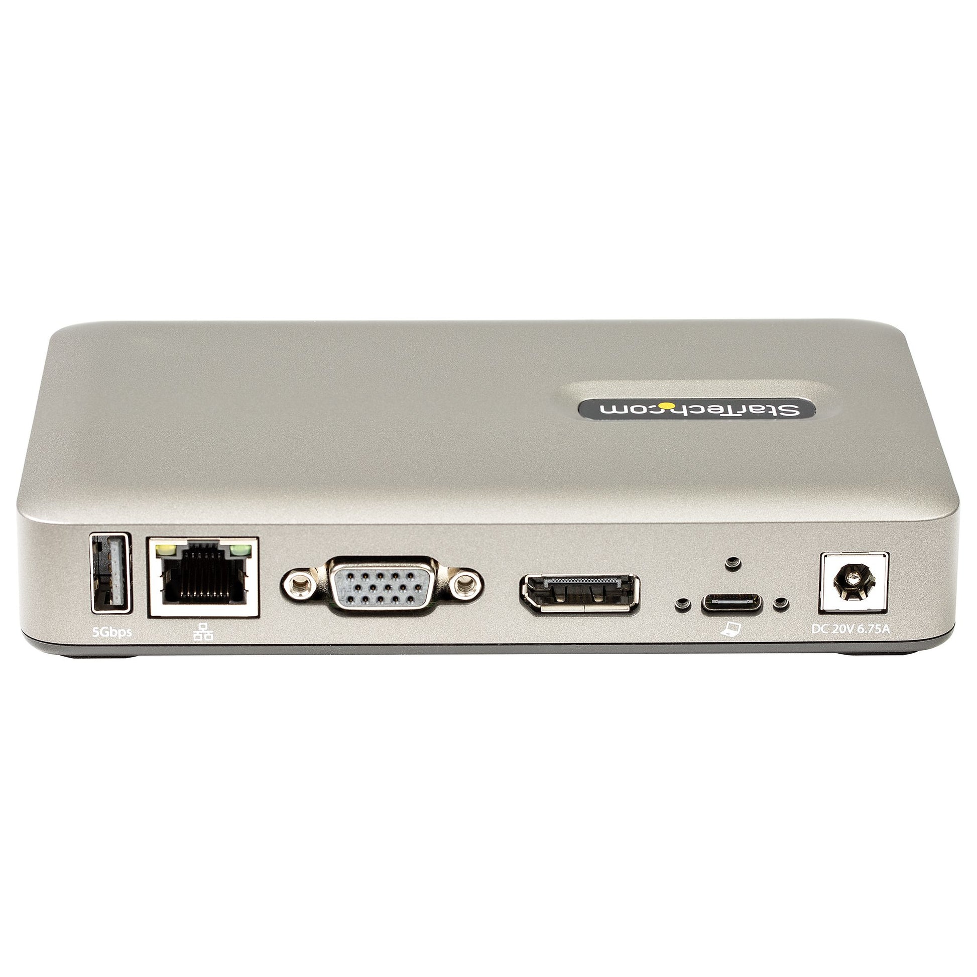 StarTech.com Dockingstation – USB-C, 1× DP, 1× VGA, 3× USB-A, 1× USB-C, 65 W PD, GbE, für Windows/Mac/ChromeOS