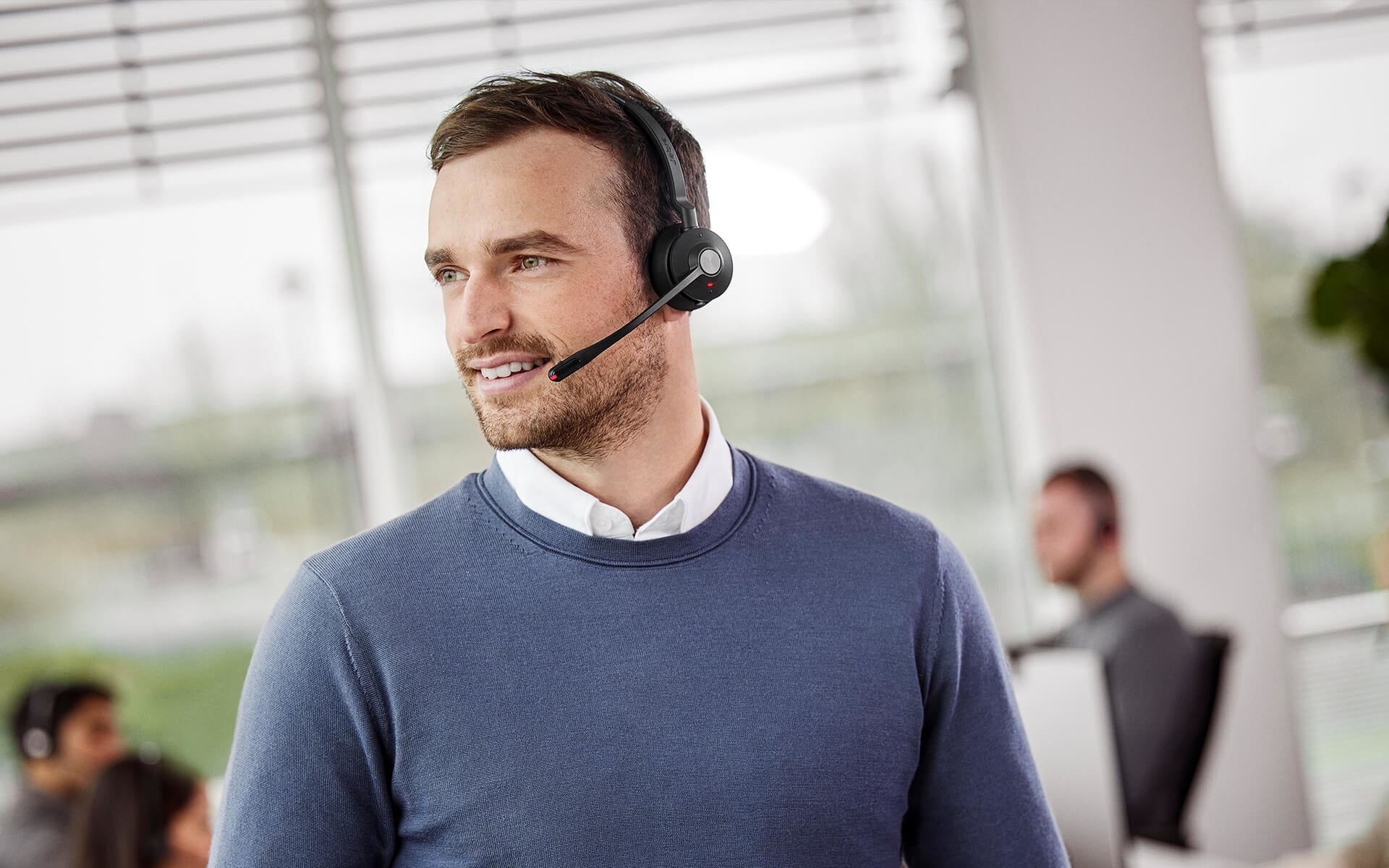 Jabra Engage 55 MS – Duo Headset – USB‑A – für Microsoft Teams – schwarz