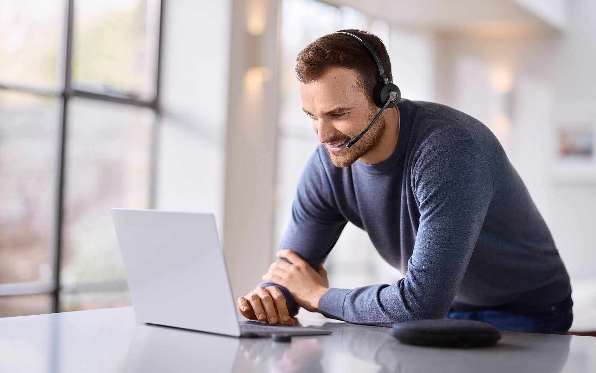 Jabra Engage 55 MS – Duo Headset – USB‑A – für Microsoft Teams – schwarz