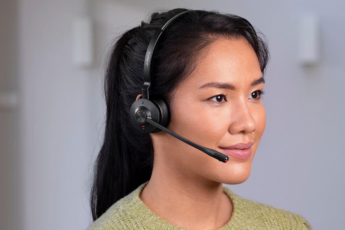 Jabra Engage 55 MS – Duo Headset – USB‑A – für Microsoft Teams – schwarz