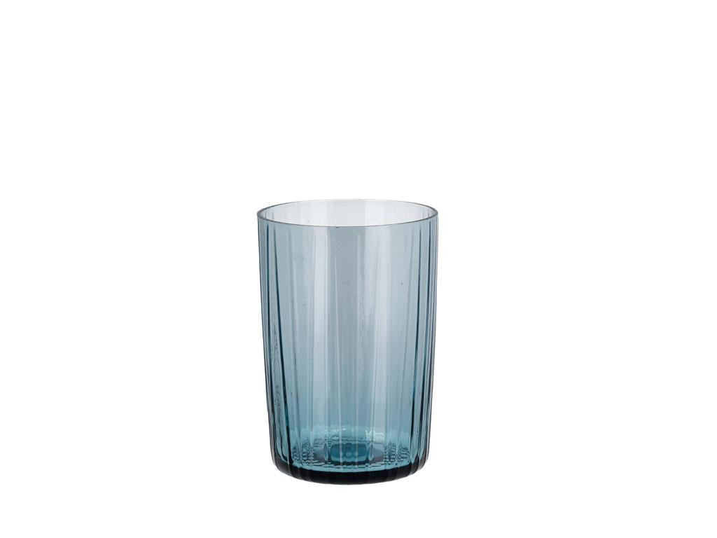 BITZ Trinkgläser – 4er Set, 280 ml, Ø 7 cm, Kristallglas, Dunkelblau, spülmaschinenfest