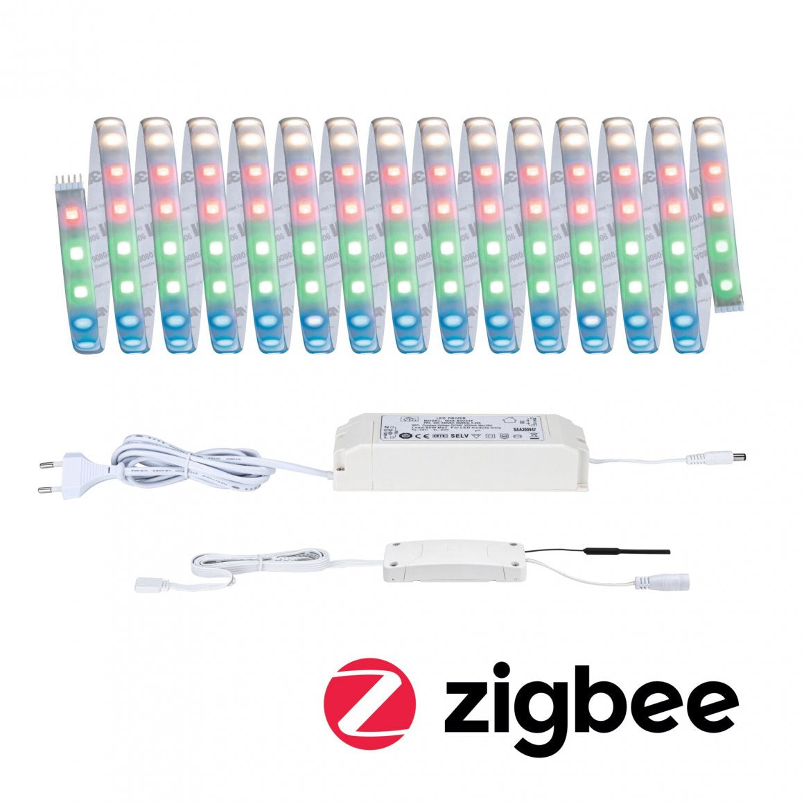 Paulmann LED-Strip MaxLED 500 – Zigbee, RGBW, dimmbar – weiss einstellbar – 5 m