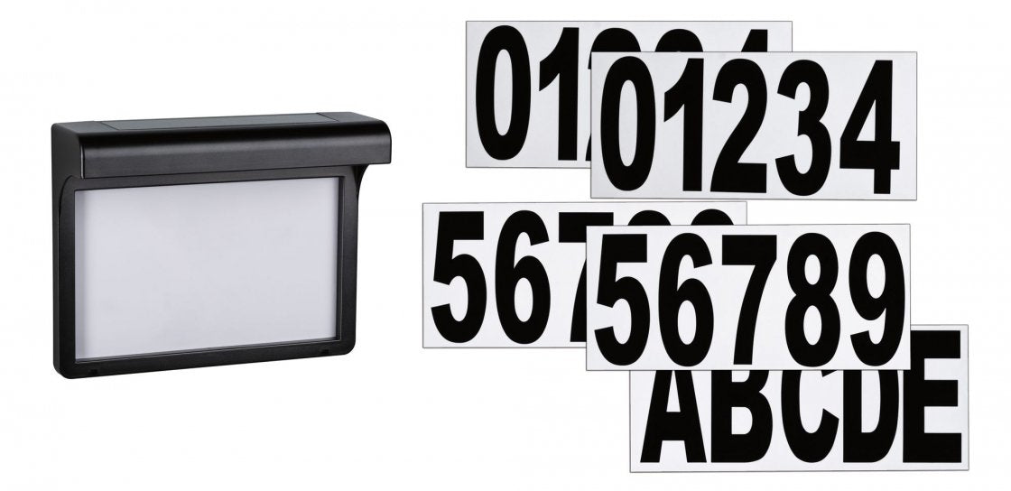 Paulmann Aussenwandleuchte – 6 lm, 0,05 W, Warmweiss, 3000 K, IP44, Solarbetrieb, Schwarz, Kunststoff