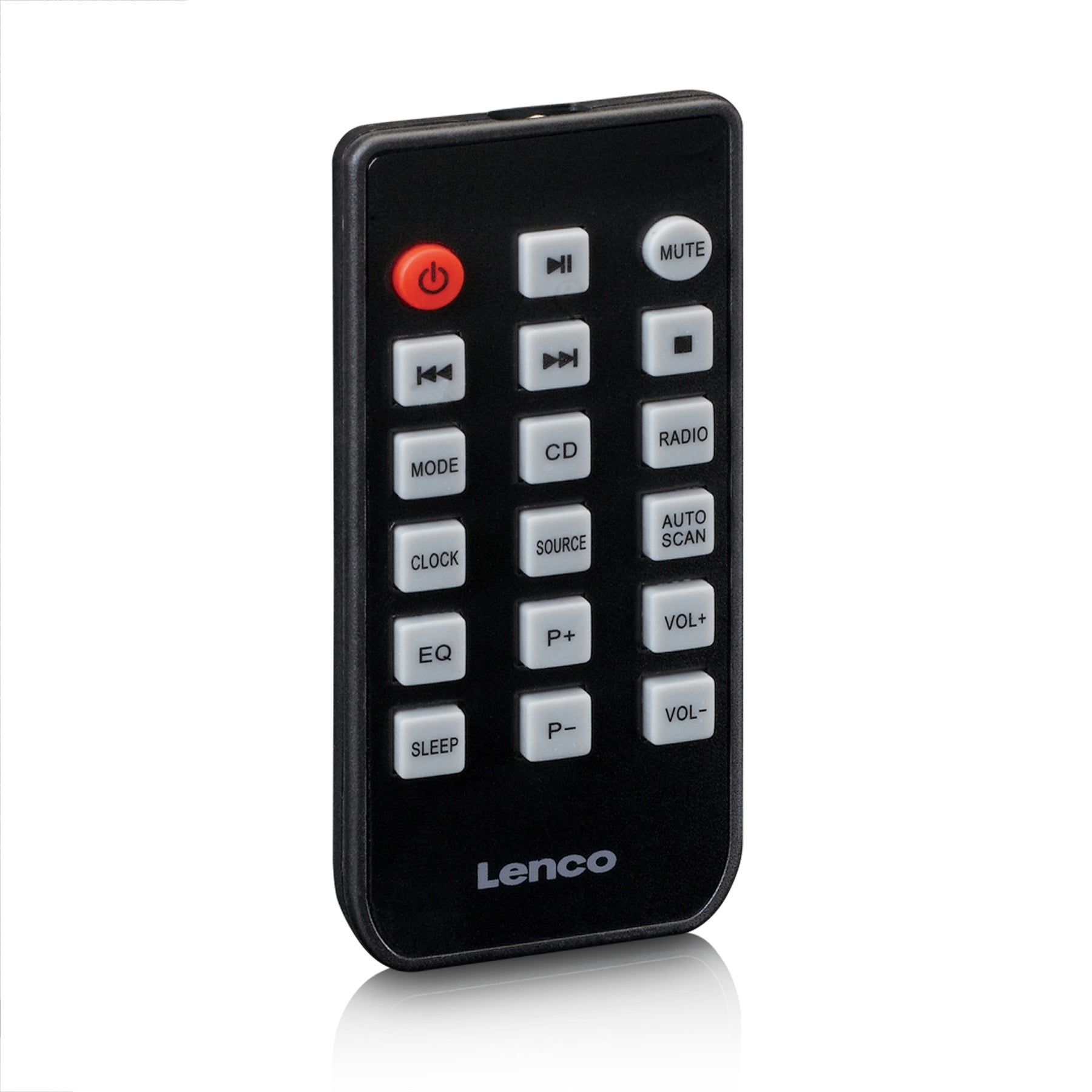Lenco MC-030BK – Stereo-Vollverstärker, 2×5 W, USB, AUX, 3,5 mm Kopfhörer, Schwarz