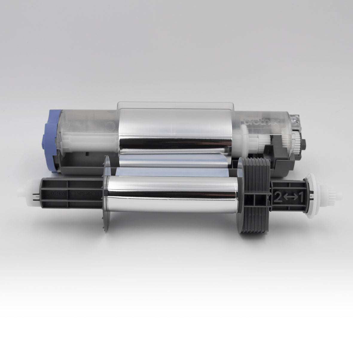 Brother Inkjet-Folie Rolle (Grossformat) HFA110SL Silber – glänzend, 11,1 cm × 120 m, Laser