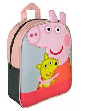 Undercover Peppa Pig – Plüsch-Rucksack, Mehrfarbig