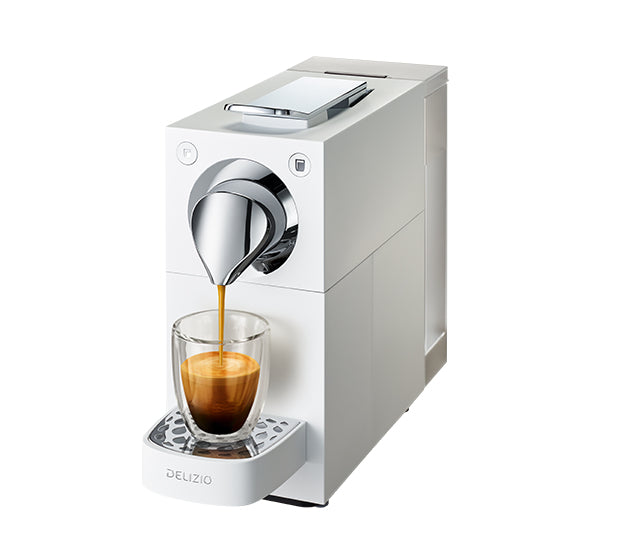 Delizio Kapselmaschine – für Delizio-Kapseln, 19 bar, 1 l, Weiss
