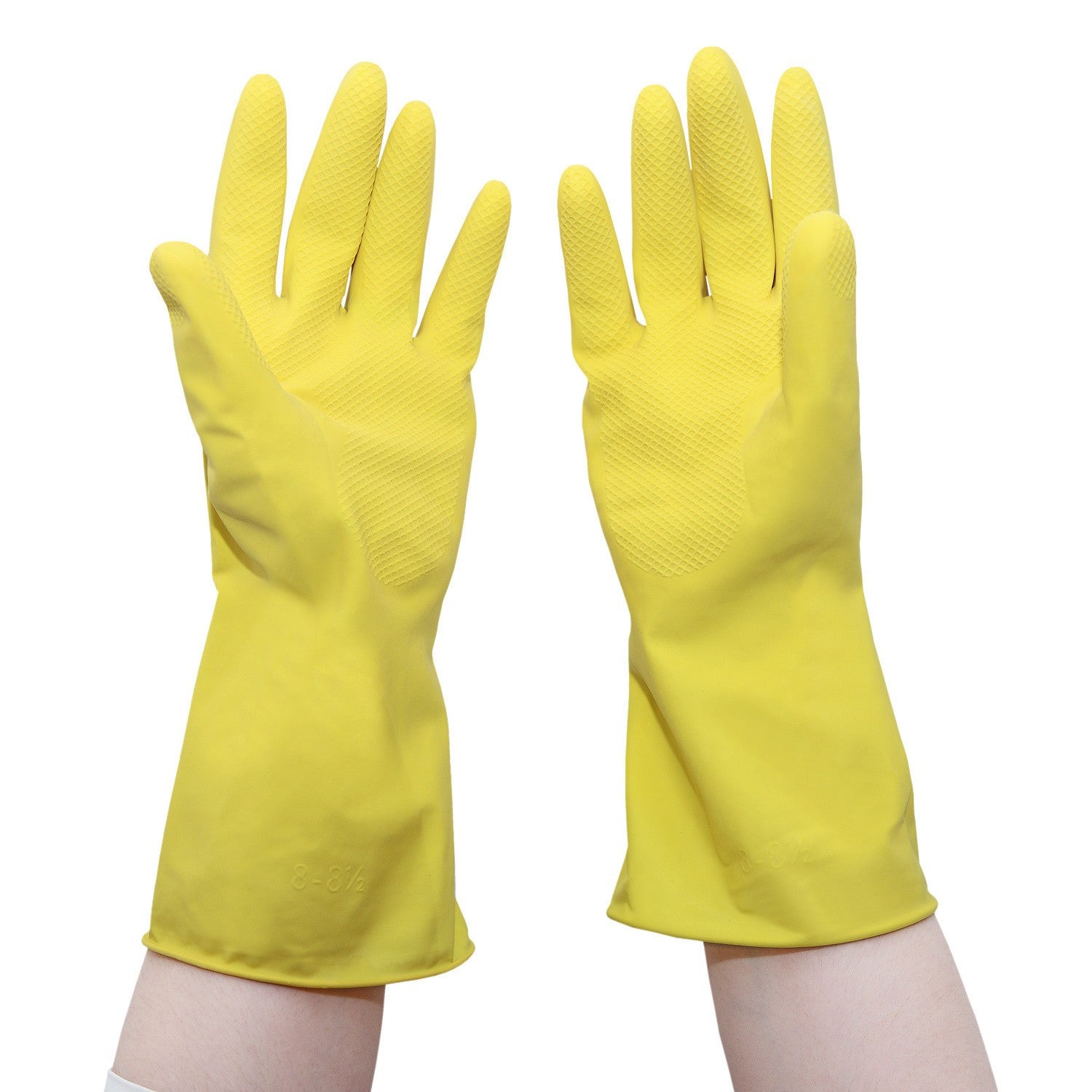 Fair Zone Haushaltshandschuhe M – Naturkautschuk – Gelb – 1 Paar