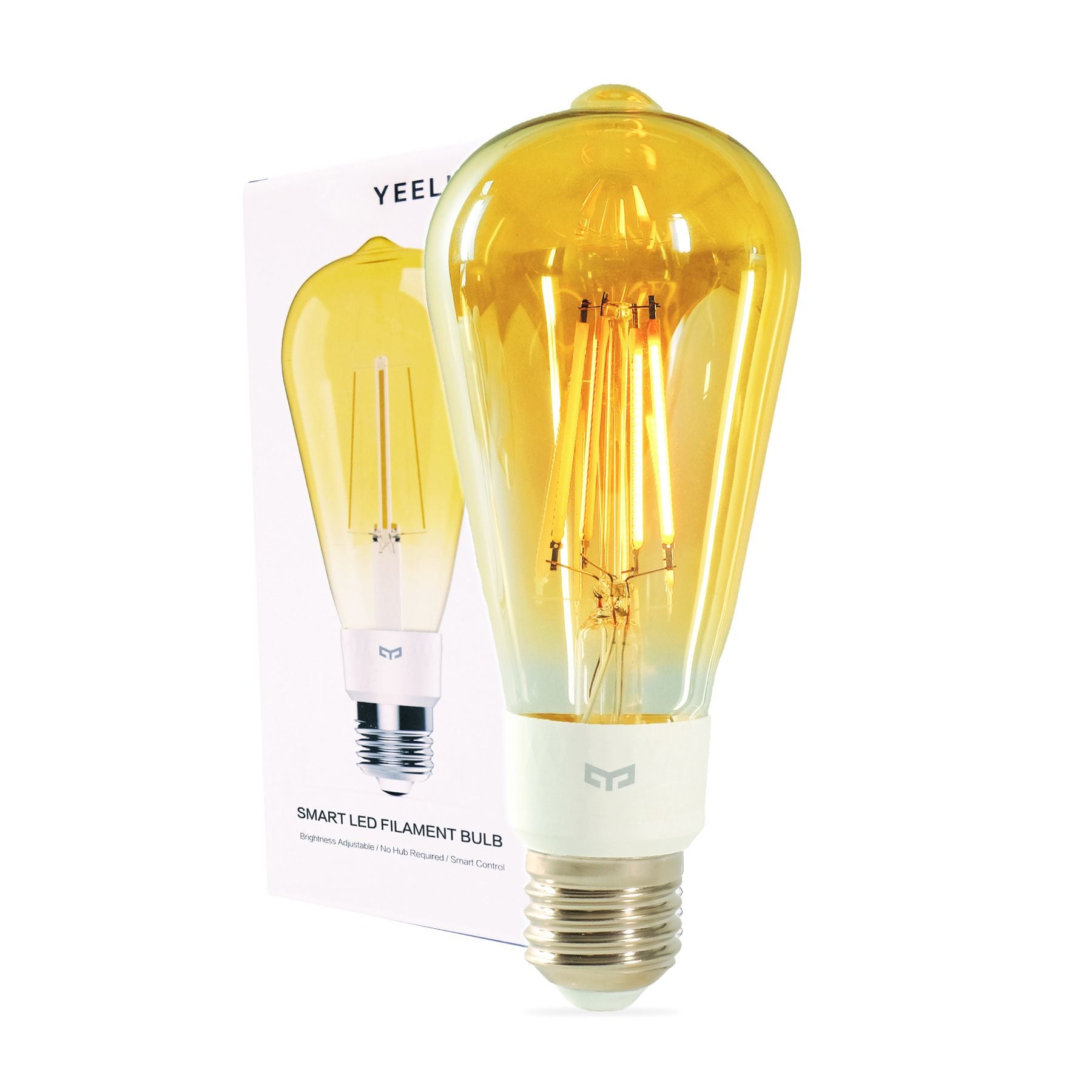 Yeelight Smart-Leuchtmittel E27 ST64 – Warmweiss 2000 K, 500 lm, 6 W, WLAN – für Apple HomeKit – IP20 – 1 Stk.