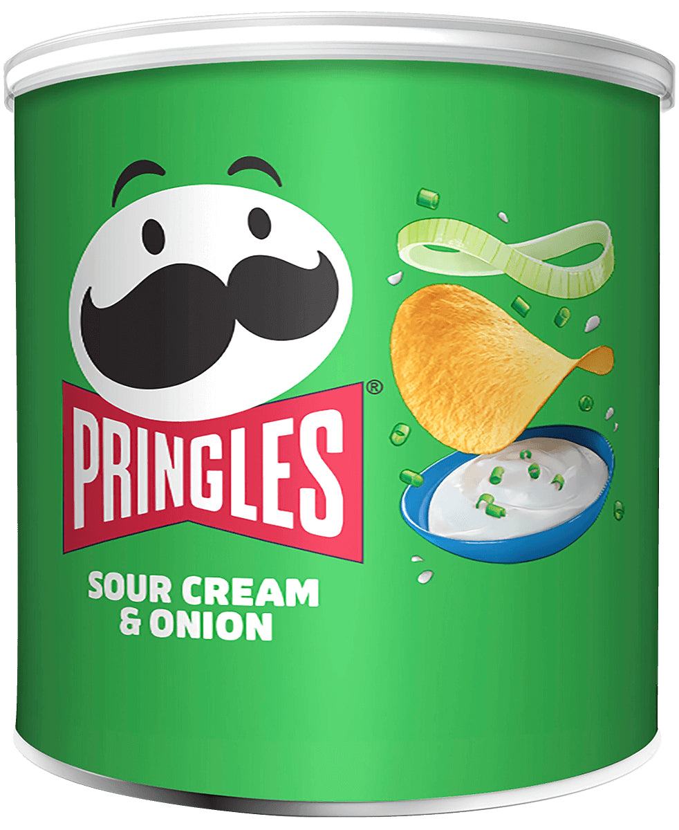 Pringles Chips – Sauerrahm & Zwiebel – 12 × 40 g