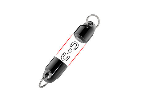 KeySmart Schlüsselanhänger MagConnect Classic für KeySmart – magnetisch, Kunststoff, Schwarz, Höhe 50 mm