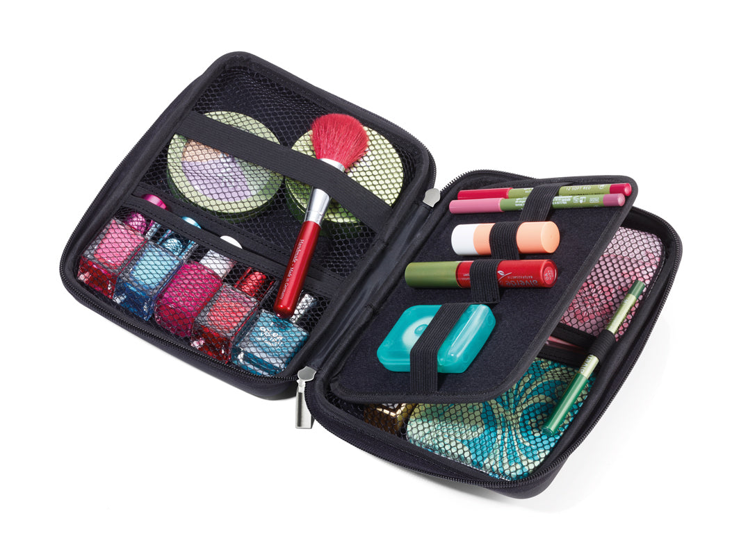 TROIKA Organizer-Etui – 1,5 l – schwarz – Kunstleder – CBO11/BK – 1 Stk.