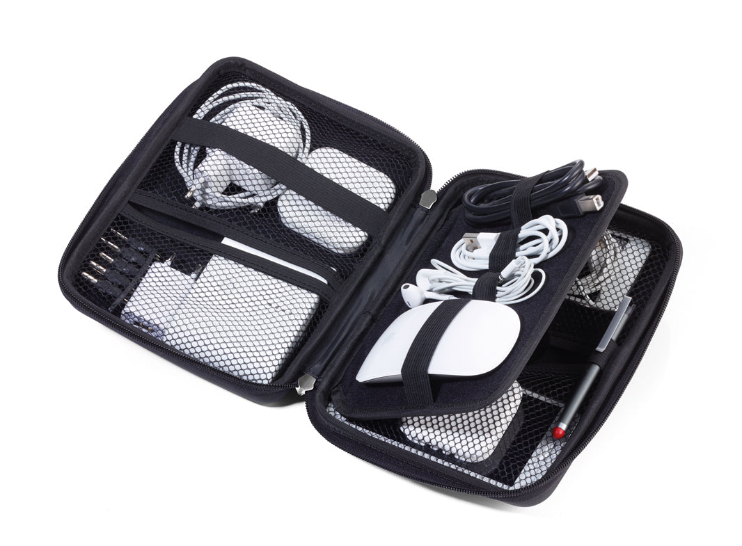 TROIKA Organizer-Etui – 1,5 l – schwarz – Kunstleder – CBO11/BK – 1 Stk.