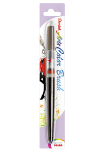 Pentel Color Brush Marker – grau, nachfüllbar, wasservermalbar, 1er-Pack