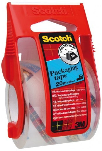 Scotch Verpackungsband – 48 mm × 20 m, transparent, extra stark