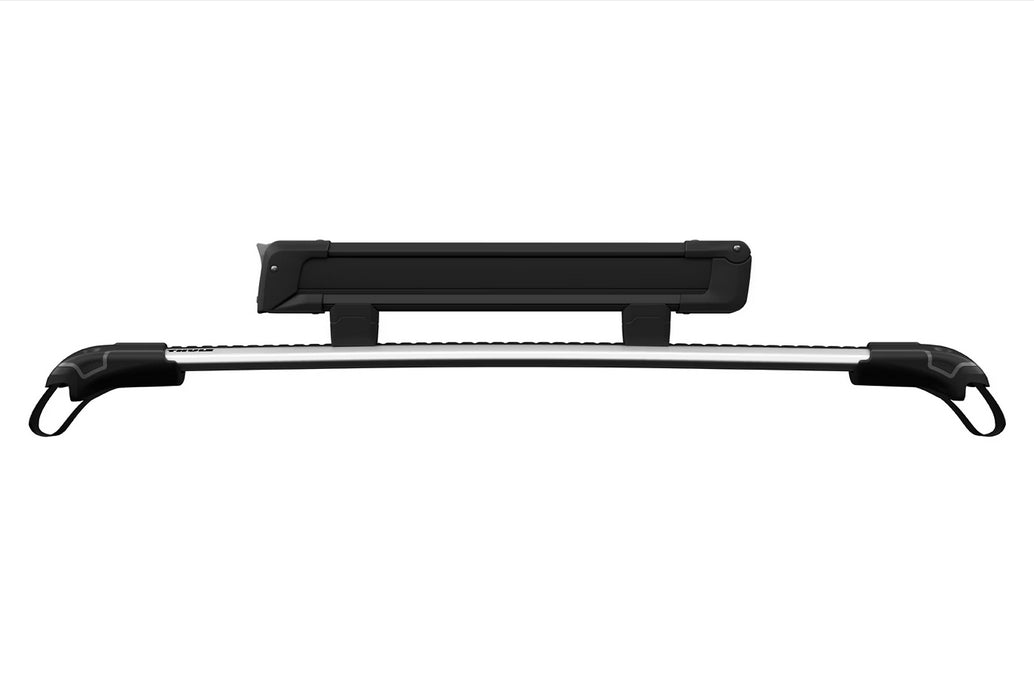 Thule Skiträger SnowPack – abschliessbar – für WingBar/SlideBar/SquareBar – 4 Skier, 2 Snowboards – schwarz