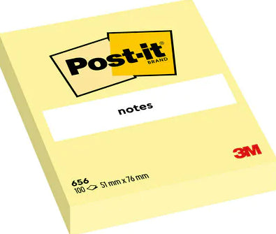 Post-it Haftnotizen – 76×51 mm – Gelb, 100 Blatt, PEFC