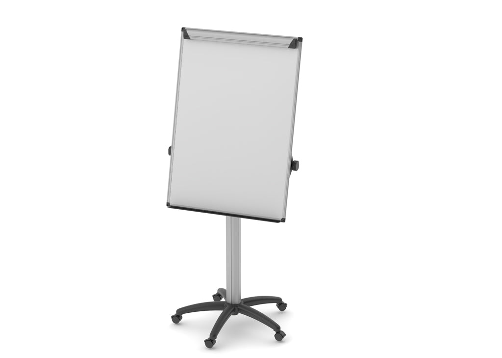 Bi-Office Mobiler Flipchart Earth-it – Whiteboard-Oberfläche, Aluminium, 70 × 100 cm