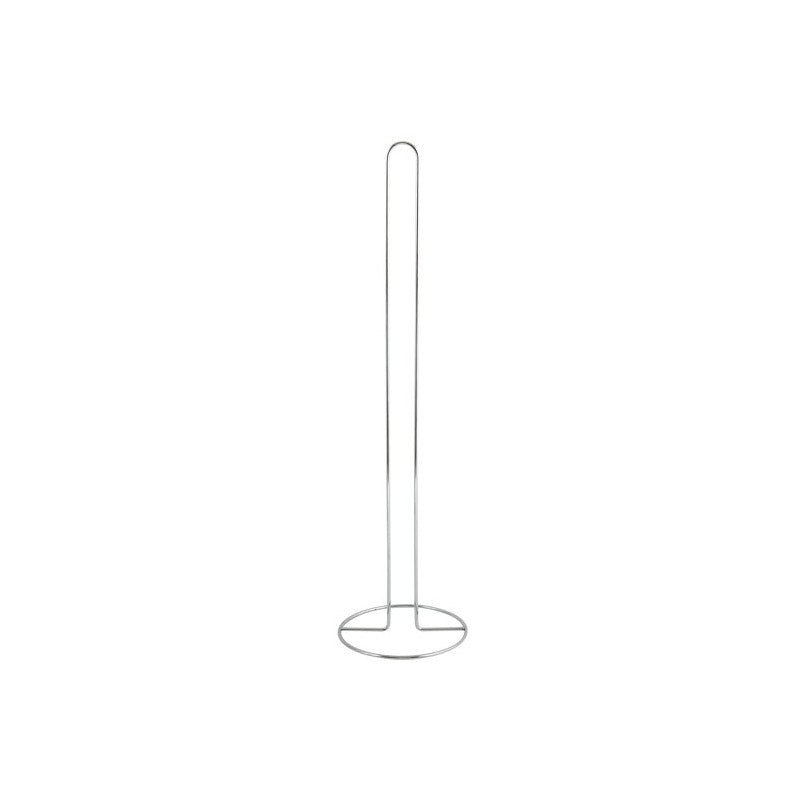 MSV Toilettenpapierständer – Metall chrom, für 3 Rollen, H 50,5 cm