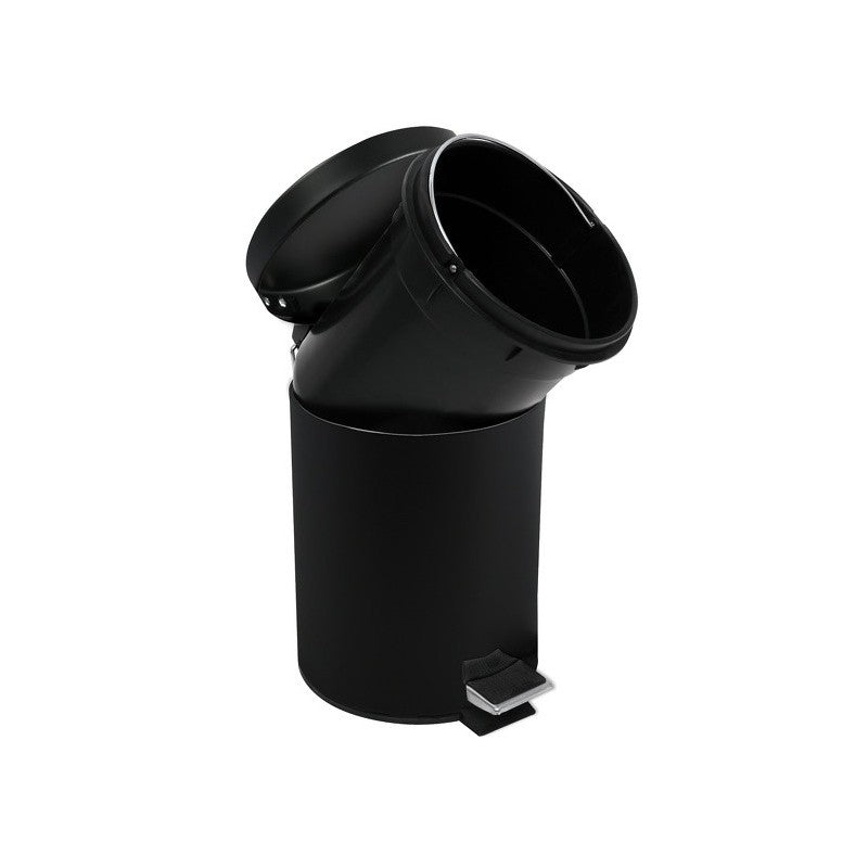 MSV Treteimer – 3 l – Stahl, rund – schwarz