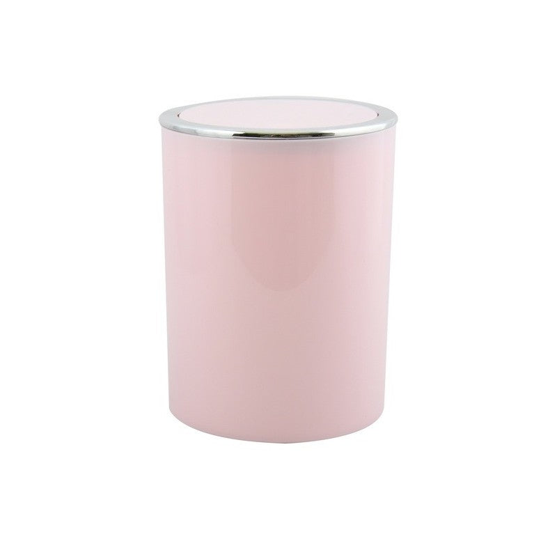 MSV Kosmetikeimer – 6 l – Kunststoff (PP), rund – rosa