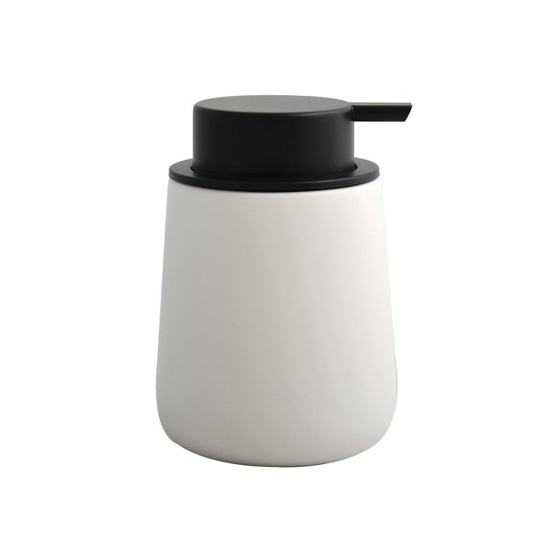 MSV Maonie Seifenspender – Keramik, Weiss, 320 ml