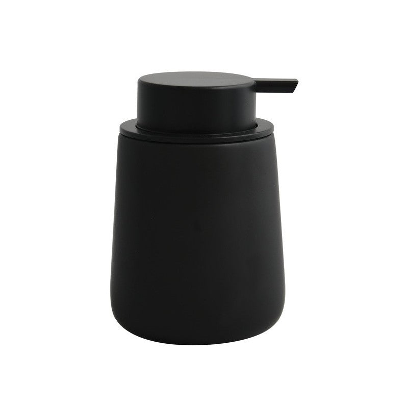 MSV Seifenspender – Keramik, Schwarz matt, 320 ml