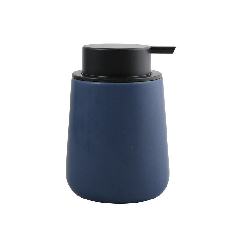MSV Maonie Seifenspender – Keramik, Dunkelblau, 320 ml