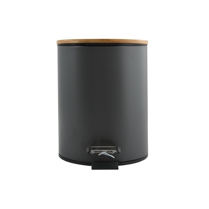 Spirella Tisch-Abfallbehälter Adonis – 3 l – Stahl, Dunkelgrau – Ø 170 × H 225 mm