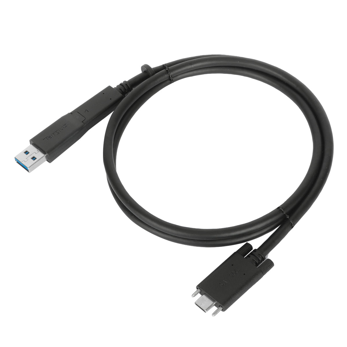 Targus USB-C auf USB-C Kabel – USB 3.2 Gen 2 (10 Gbit/s) – 1,8 m – Schwarz – für DOCK180, DOCK190 und mehr