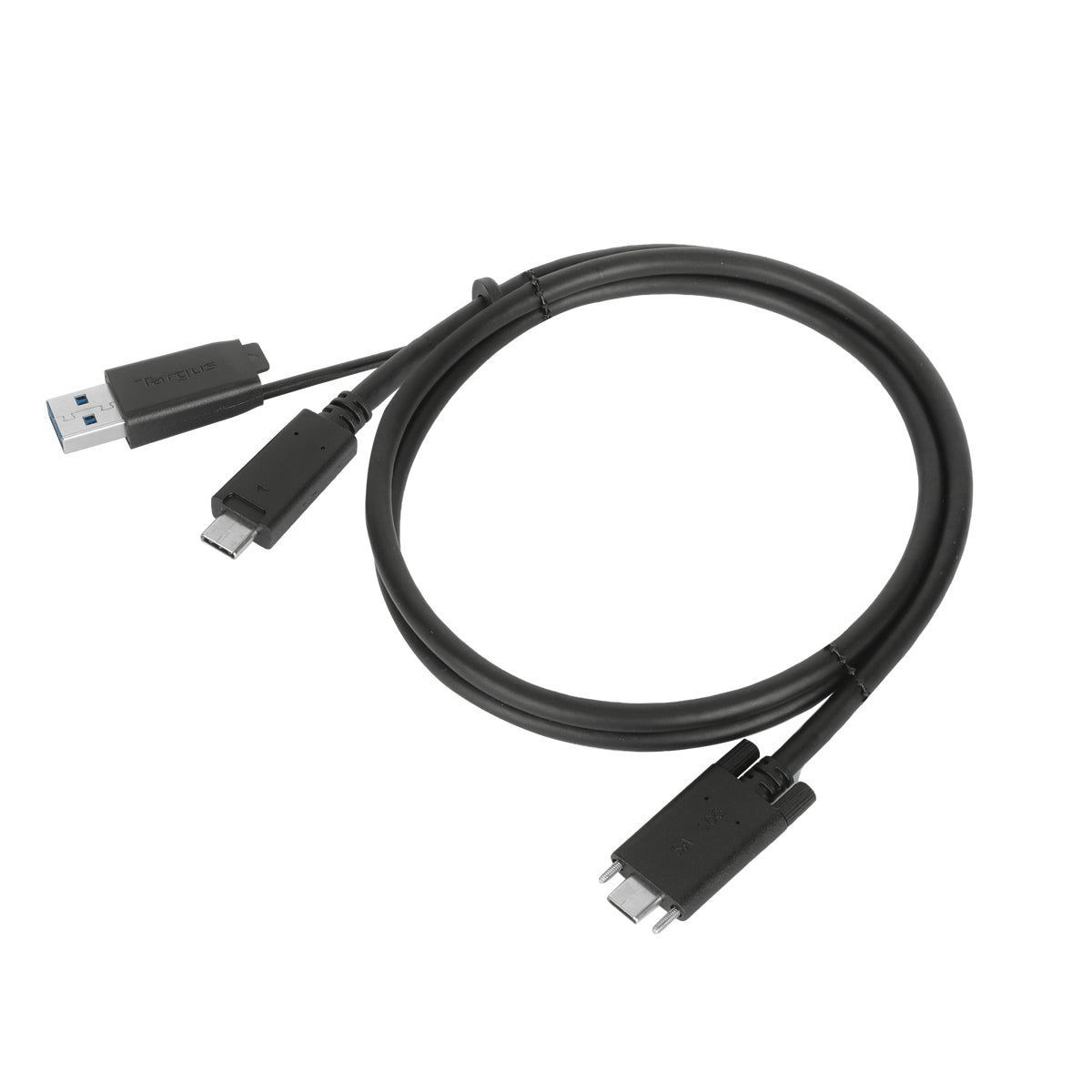 Targus USB-C auf USB-C Kabel – USB 3.2 Gen 2 (10 Gbit/s) – 1,8 m – Schwarz – für DOCK180, DOCK190 und mehr