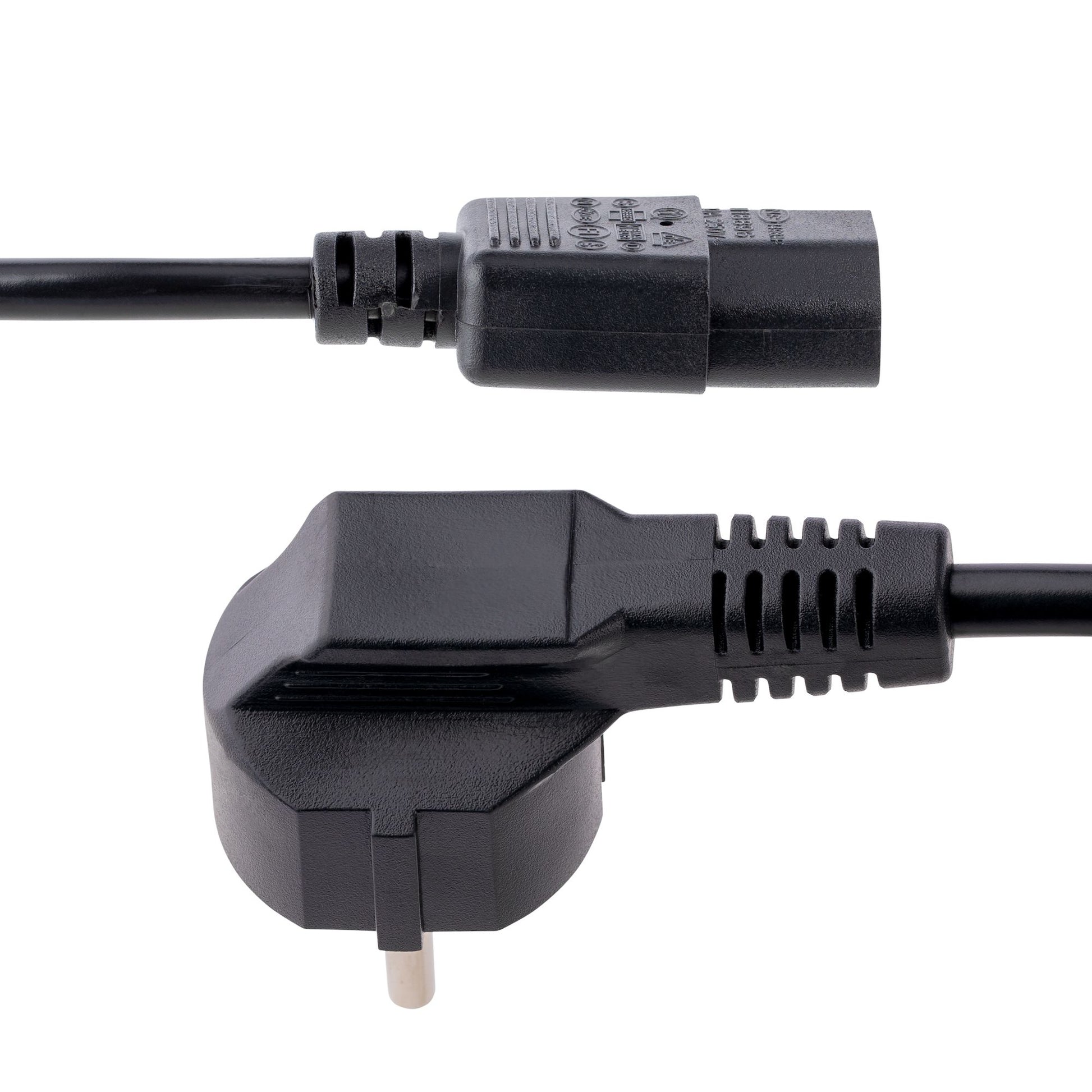 StarTech.com Netzkabel, Schuko auf IEC C13, 3 m