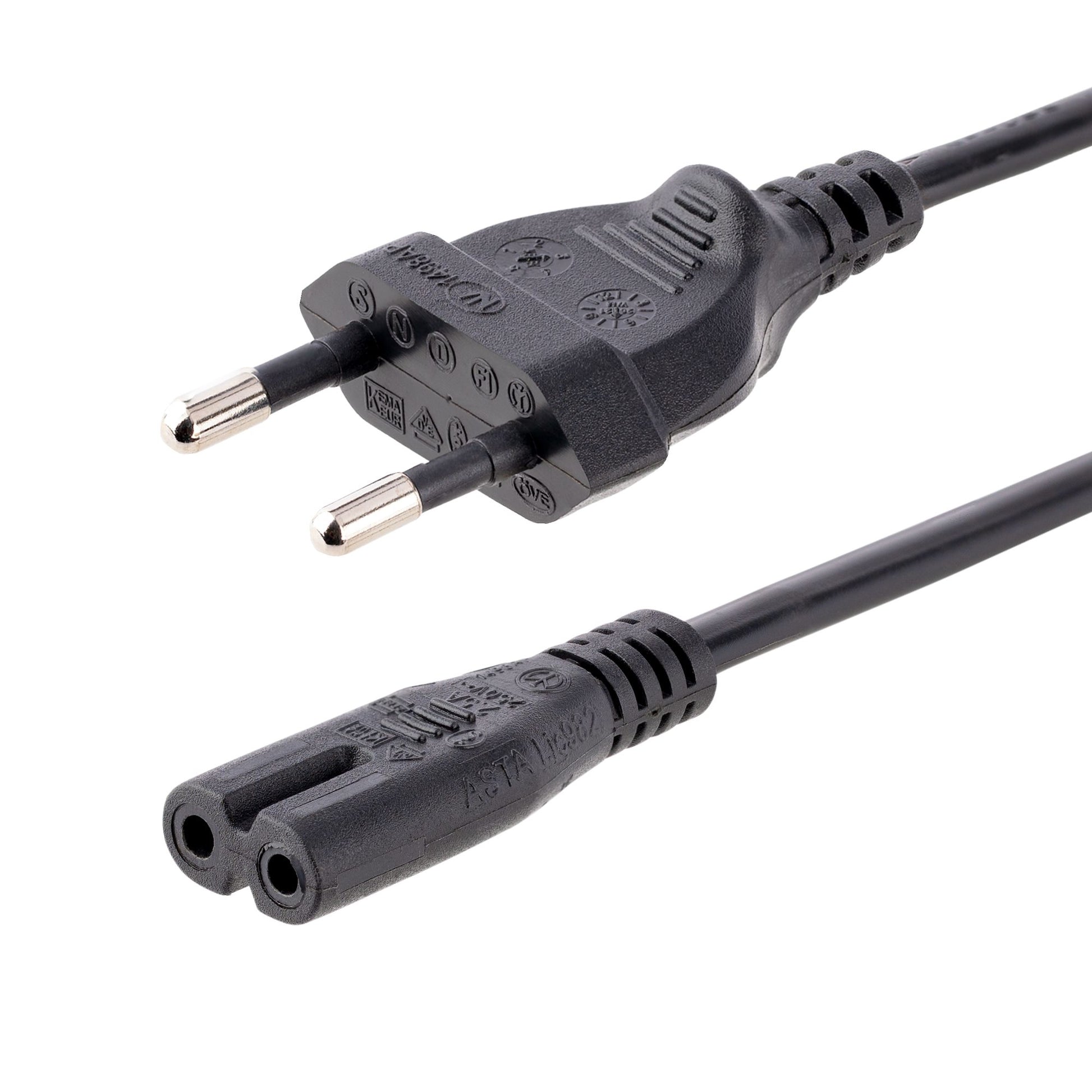 StarTech.com Netzkabel, Eurostecker (Typ C) auf IEC C7, 18 AWG